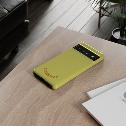 SOLID Lemon Dijon Glaze Tough Case for Google Pixel