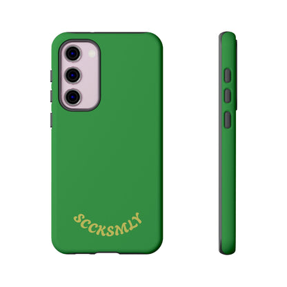 SOLID Green Grin Tough Case for Samsung