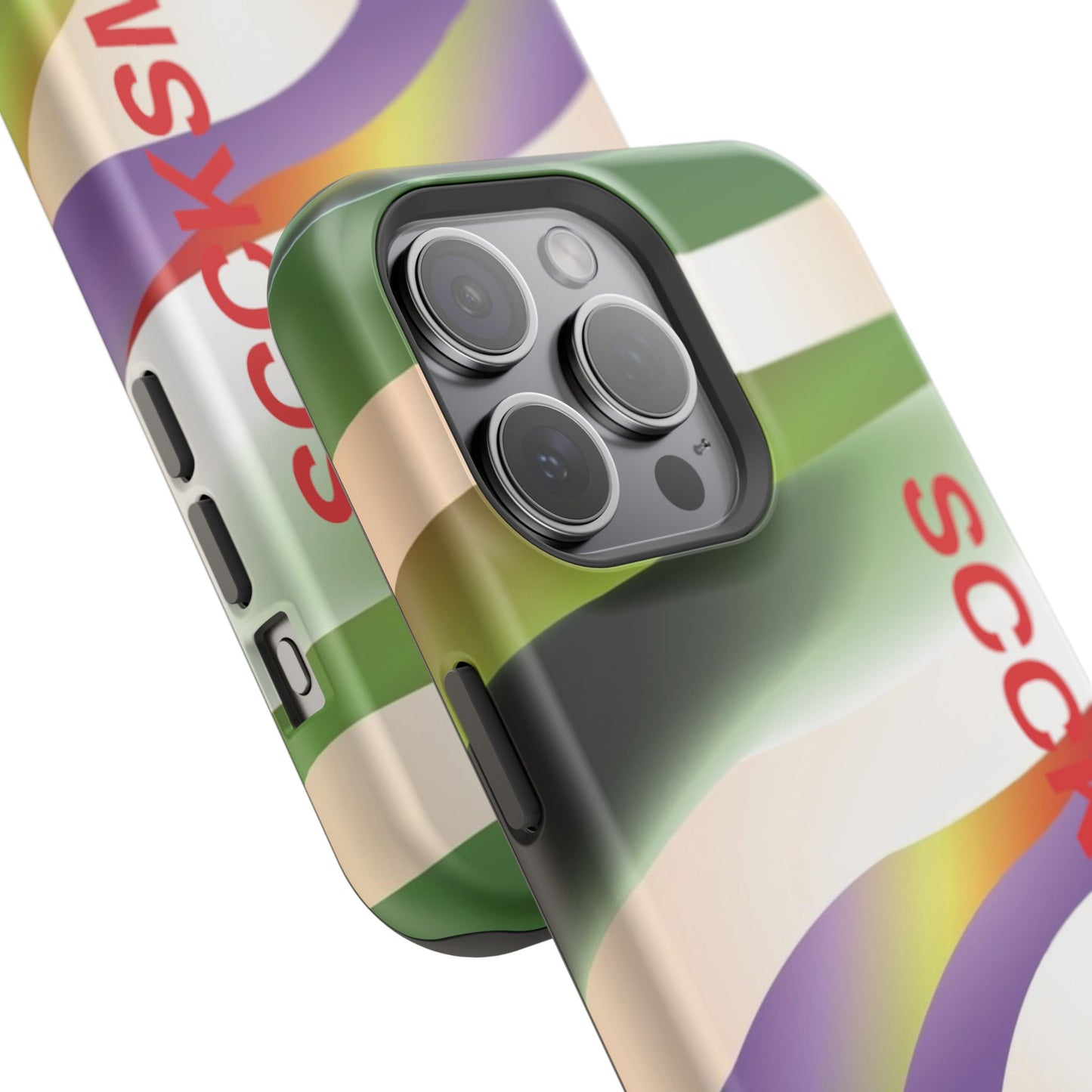 Green Waves Phone Case for "IOS or Apple"