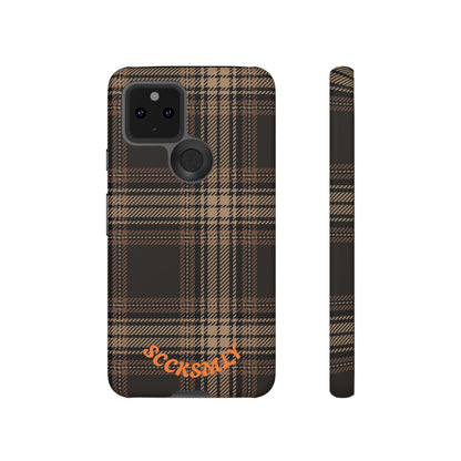 Brown Bread Plaid Tough Phone Case for Google Pixel