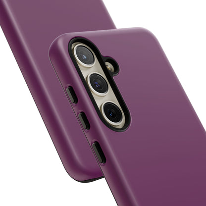 SOLID Amethyst Matte Tough Phone Case for Samsung
