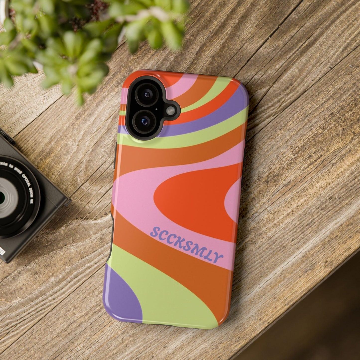 Curvy Swirl Phone Case for Apple