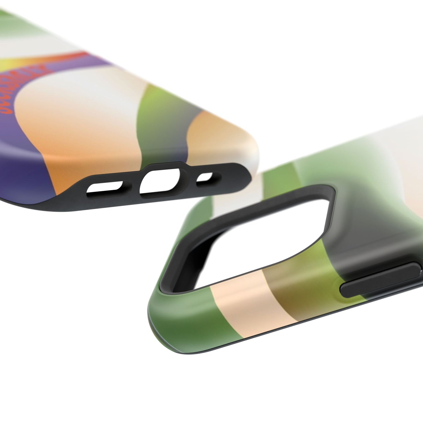 Green Waves Phone Case for Apple