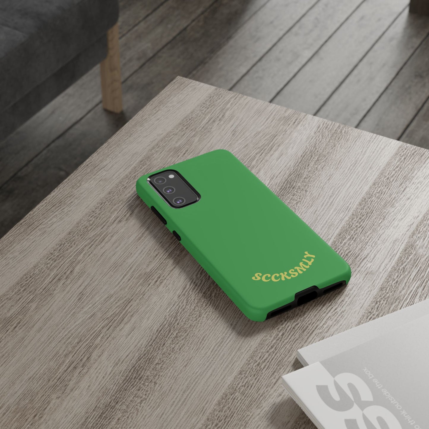 SOLID Green Grin Tough Case for Samsung