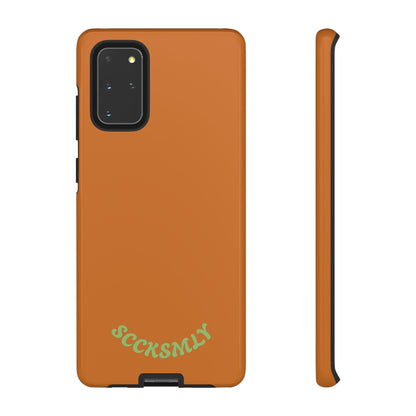 SOLID Terracotta Coal Tough Case for Samsung