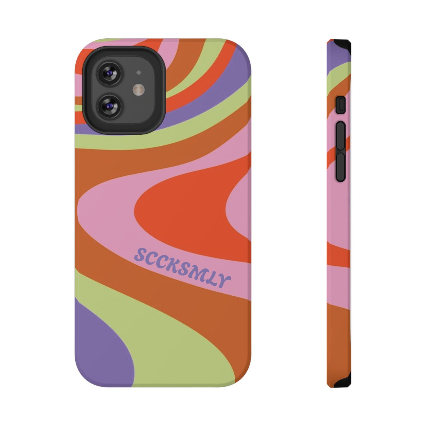 Curvy Swirl Phone Case for Apple