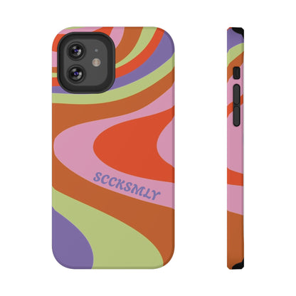 Curvy Swirl Phone Case for Apple