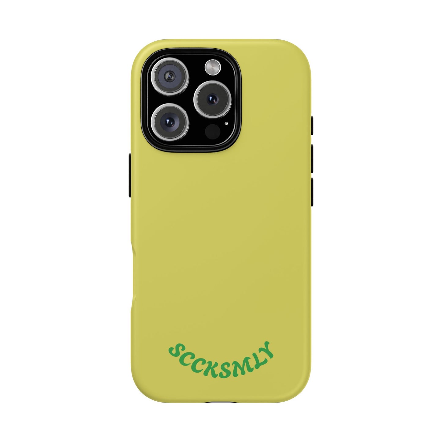 SOLID Lemon Pop Tough Case for Apple