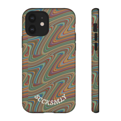 Earthly Waves Tough Phone Case for Apple