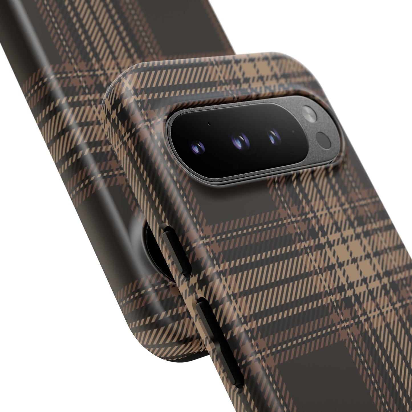 Brown Bread Plaid Tough Phone Case for Google Pixel