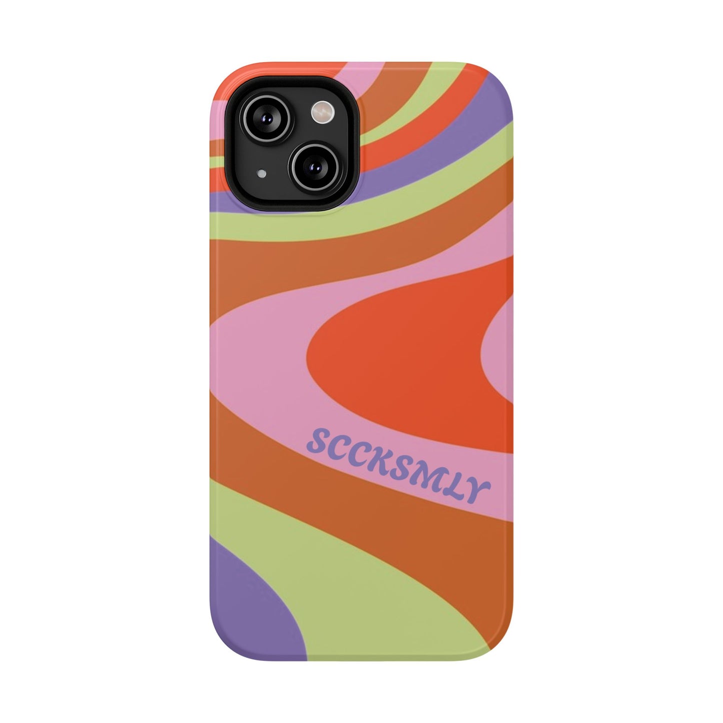 Curvy Swirl Phone Case for Apple