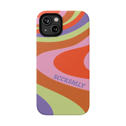 Curvy Swirl Phone Case for Apple
