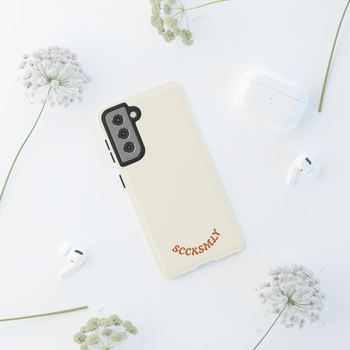 Toasted Eggshell Tough Phone Case for Samsung