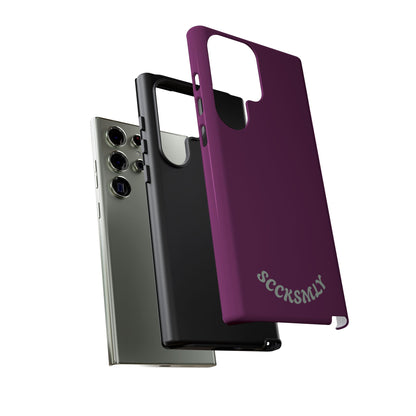 SOLID Amethyst Matte Tough Phone Case for Samsung