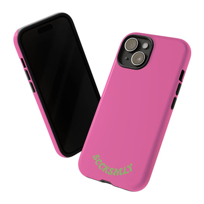 SOLID Sweet Static Pink Tough Case for Apple