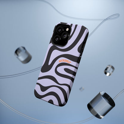 Purple Swirl Phone Case for Apple