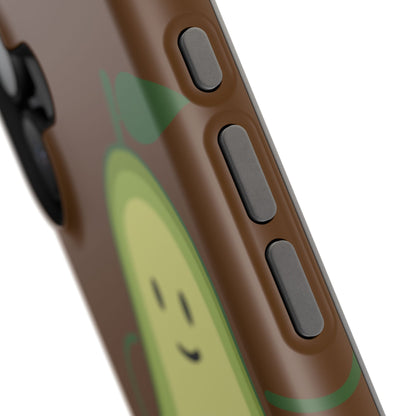 Playful Vegan Avocado Tough Phone Case Apple