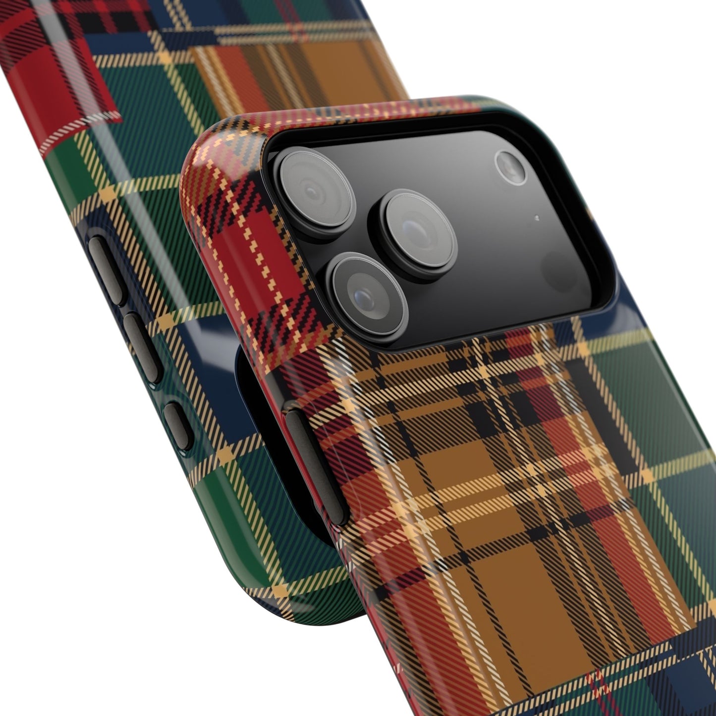 Heritage Hues Patchwork Tough Phone Case for Apple