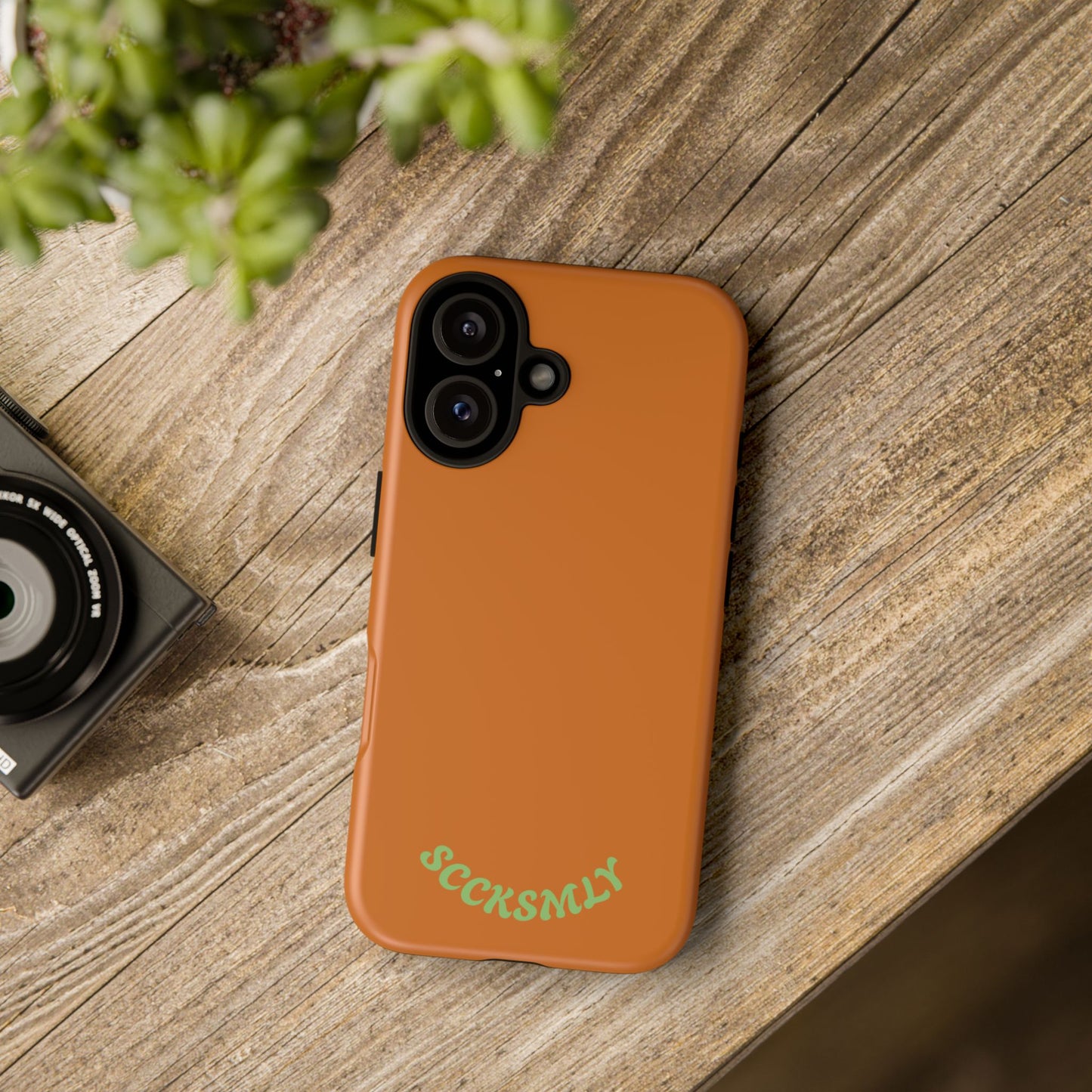 SOLID Terracotta Caoal Tough Case for Apple