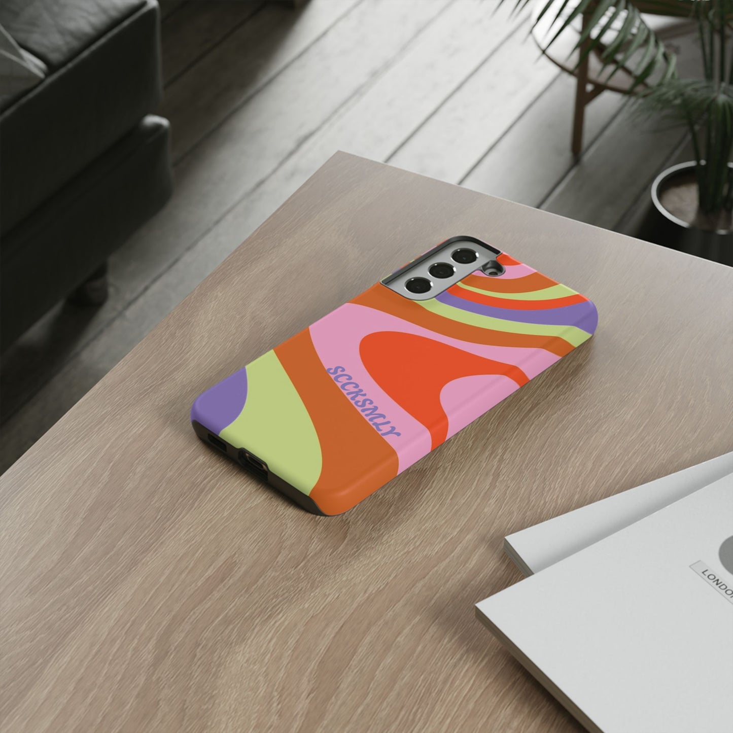 Curvy Swirl Phone Case for Samsung