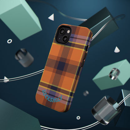 Orange Sickle Plaid  Phone Case for Apple