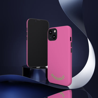 SOLID Sweet Static Pink Tough Case for Apple