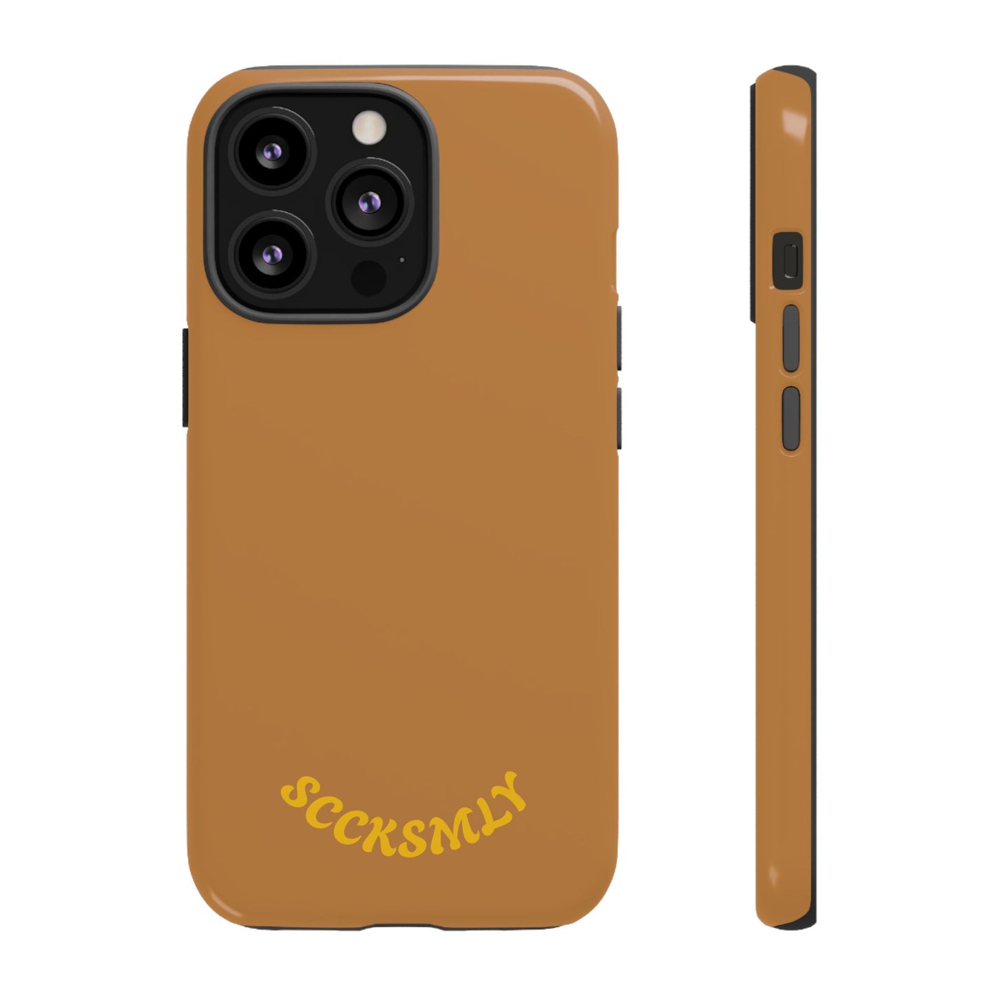 SOLID Spiced Caramel Tough Case for Apple