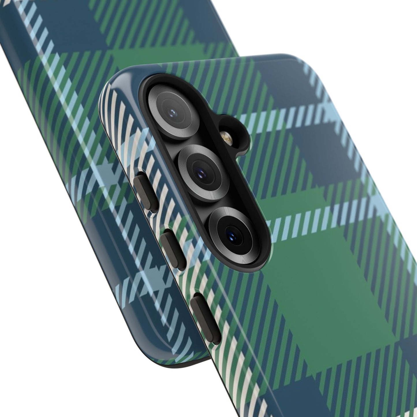 Earth and Sky Plaid Tough Phone Case for Samsung