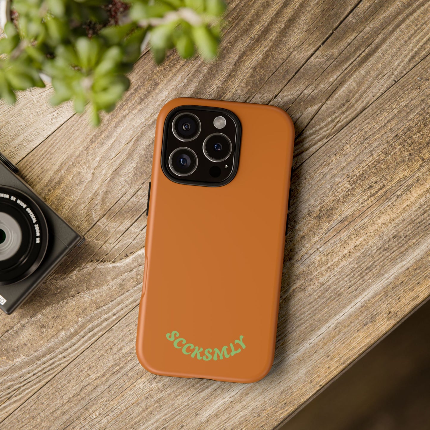 SOLID Terracotta Caoal Tough Case for Apple