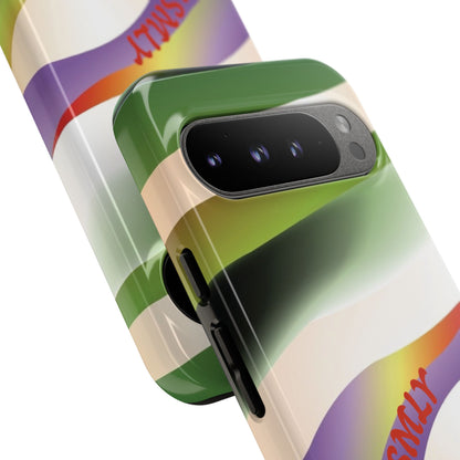 Green Waves Phone Case for Google Pixel