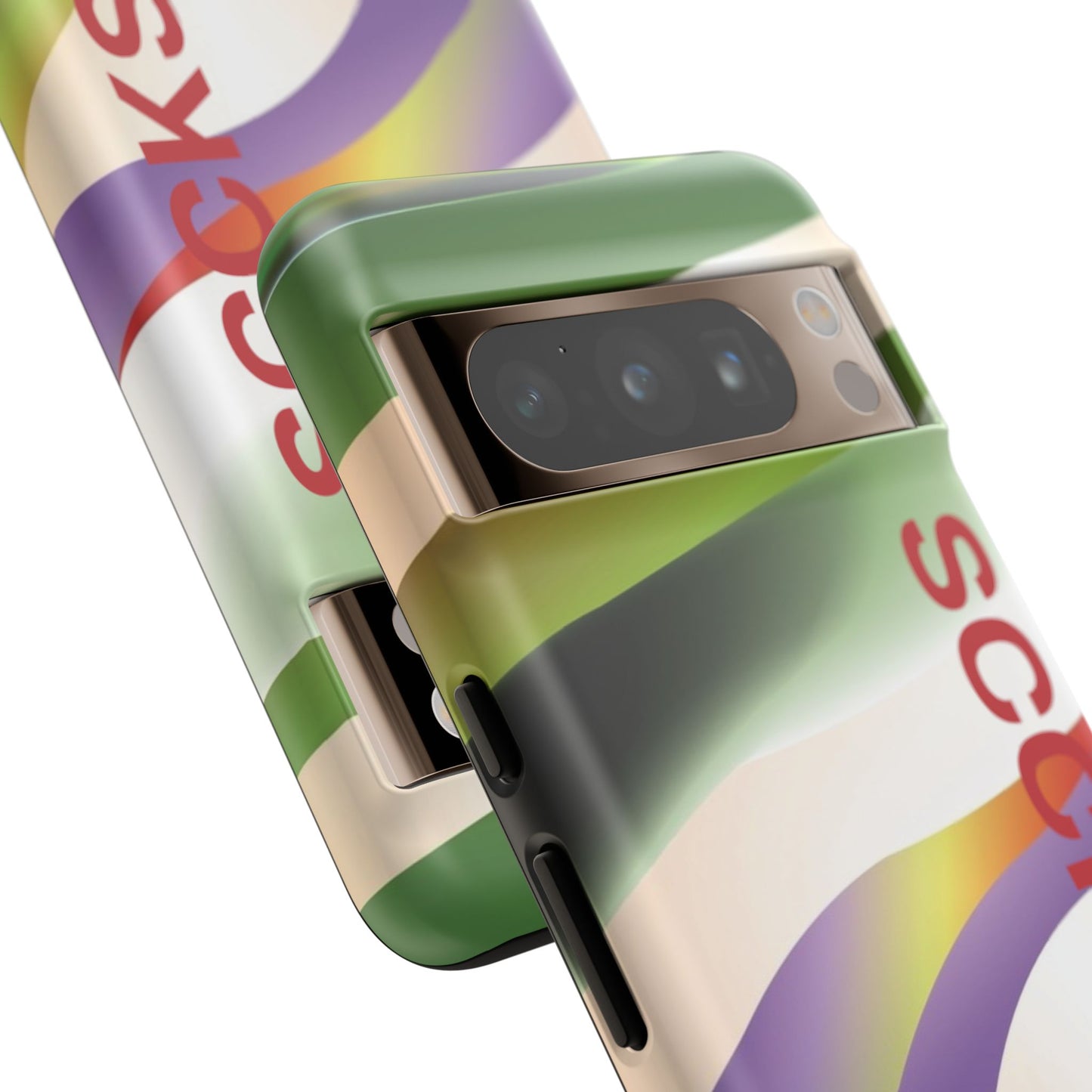 Green Waves Phone Case for Google Pixel