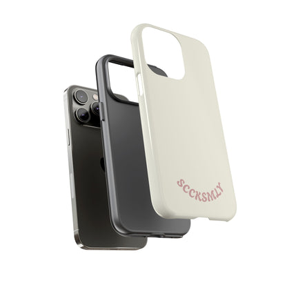 Sweet Oat Milk Tough Phone Case for Apple