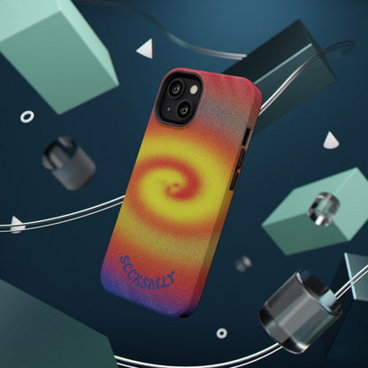 Toxic Spiral Tough Phone Case for Apple