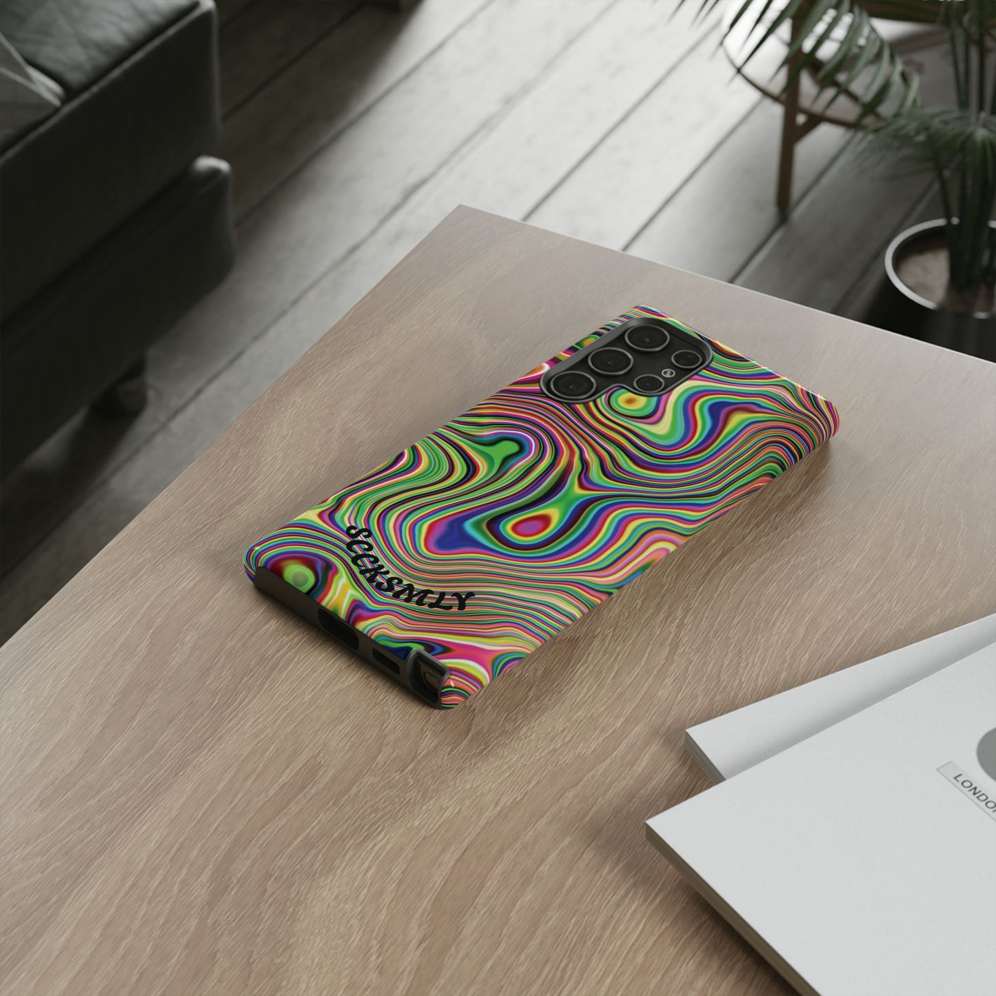 Acid Swirl Phone Case for Samsung
