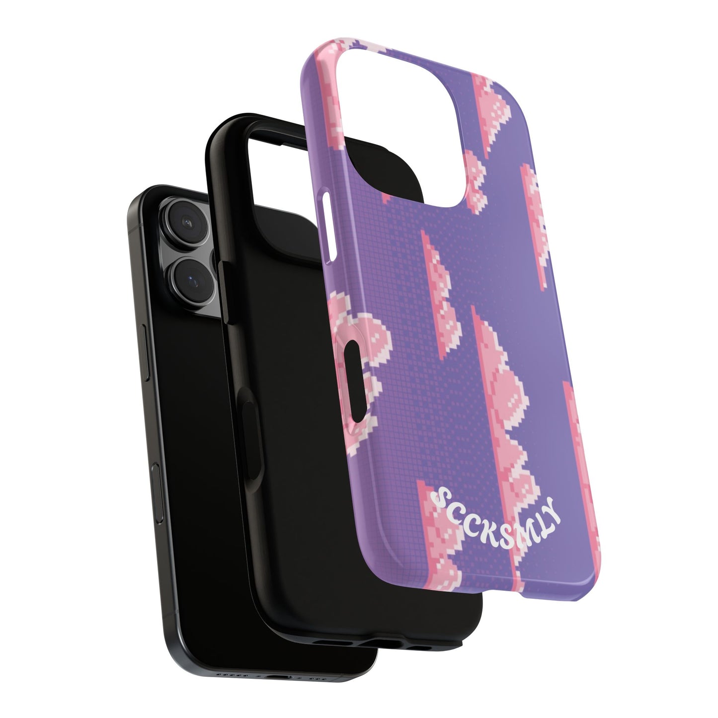 Purple Cotton Candy Sky Tough Phone Case for Apple