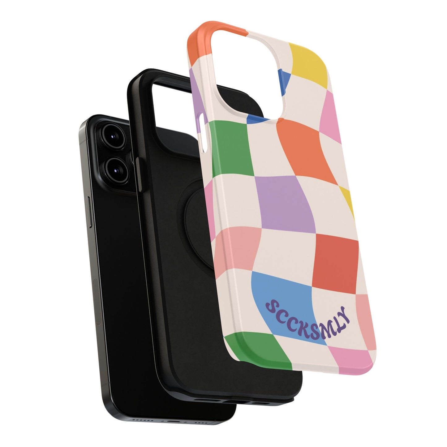 Checker Flicker Phone Case "IOS or Apple"