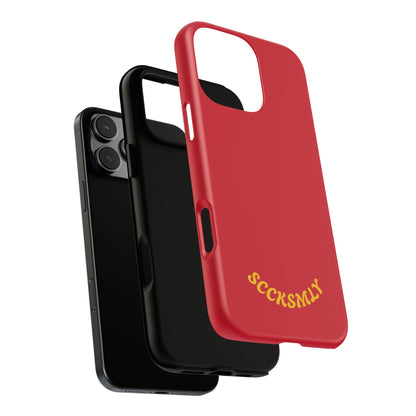 SOLID Calm Cherry Tough Case for Apple