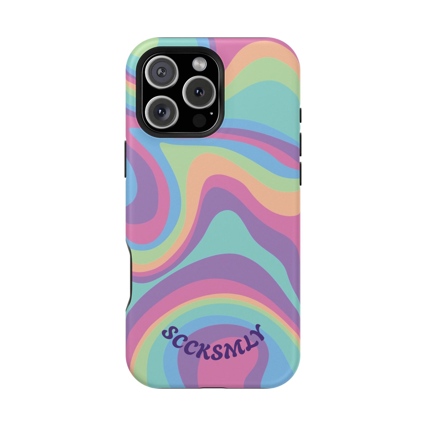 Pastel Swirl Phone Case for Apple