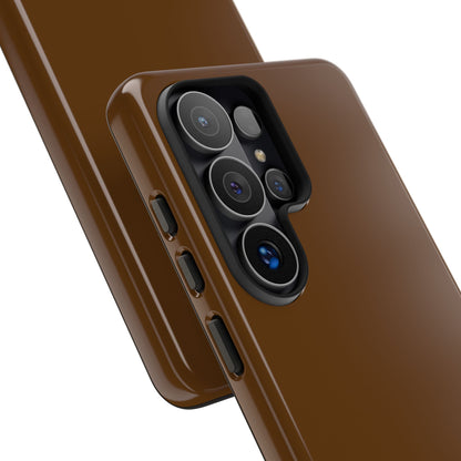 SOLID Chocolate Coco Tough Case for Samsung
