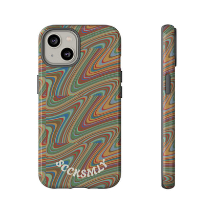 Earthly Waves Tough Phone Case for Apple