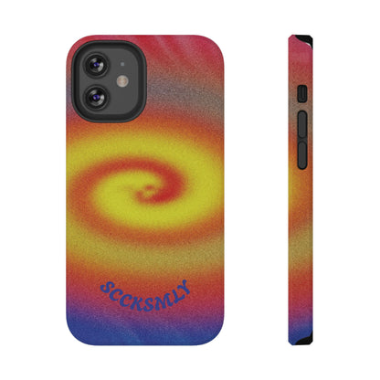 Toxic Spiral Tough Phone Case for Apple