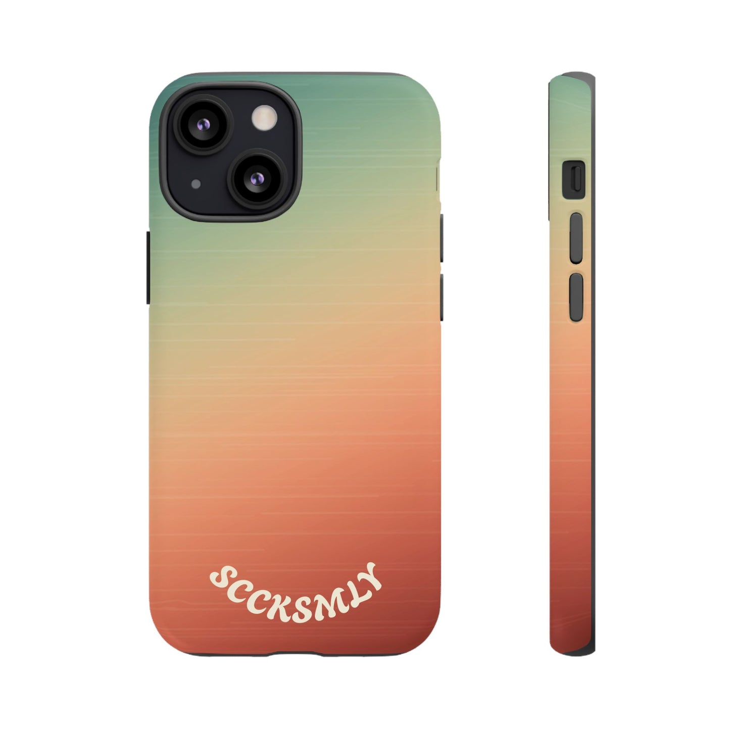 Warm Ombré Tough Phone Case for Apple