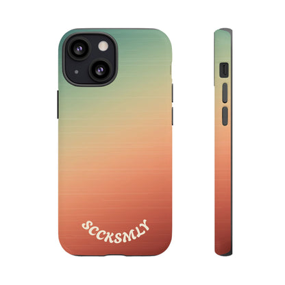 Warm Ombré Tough Phone Case for Apple