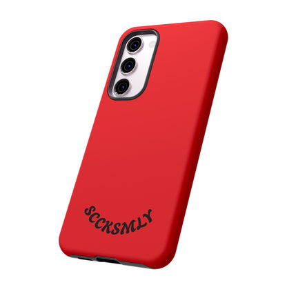 SOLID Screaming Red Tough Case for Samsung