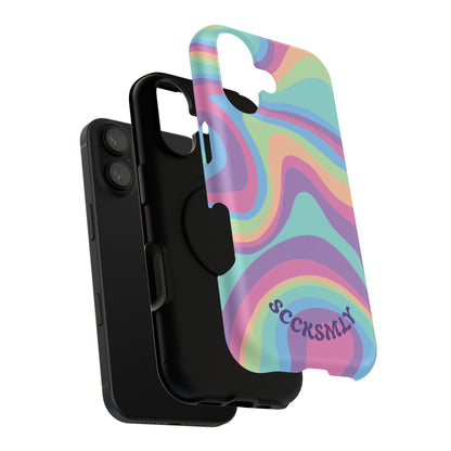 Pastel Swirl Phone Case for Apple