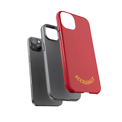 SOLID Calm Cherry Tough Case for Apple