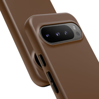 SOLID Chocolate Coco Tough Case for Google Pixel
