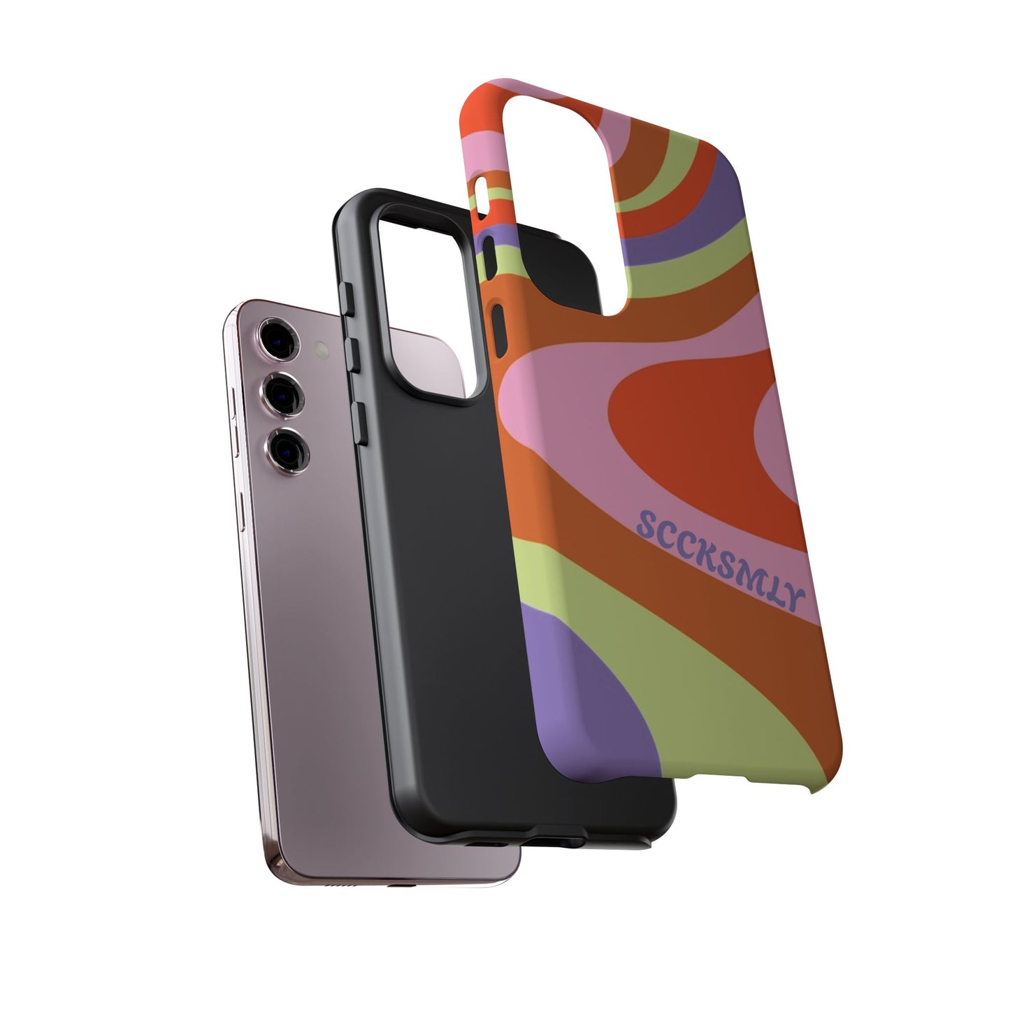 Curvy Swirl Phone Case for Samsung