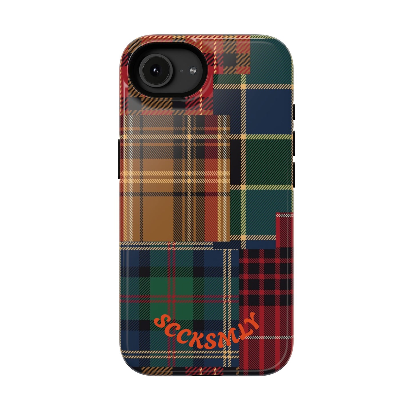 Heritage Hues Patchwork Tough Phone Case for Apple