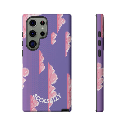 Purple Cotton Candy Sky Tough Phone Case for Samsung